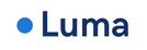 Luma logo with a blue dot and 'Luma' text on a white background